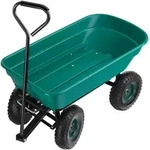 tectake Gartenwagen, Gr&uuml;n, Metall, 47.5x46x100 cm, Gartenzubeh&ouml;r, Gartenpflege,