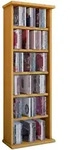 Mid.you Cd-Regal, Buche, Holzwerkstoff, 5 F&auml;cher, 31x91.5x18 cm, Wohnzimmer, Regale,