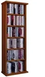 Mid.you Cd-Regal, Nussbaum, Holzwerkstoff, 5 F&auml;cher, 31x92x18 cm, Wohnzimmer,