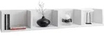 Mid.you Wandregal, Wei&szlig;, Holzwerkstoff, 97x15x17 cm, Wohnzimmer, Regale, Wandregale