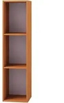 Mid.you Schallplattenregal, Buche, Holzwerkstoff, 2 F&auml;cher, 34x115x29 cm,