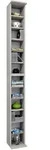 Mid.you Cd-Regal, Eiche, Holzwerkstoff, 10 F&auml;cher, 21x183x20 cm, Wohnzimmer, Regale,