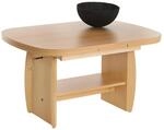 Mid.you Couchtisch, Buche, Holzwerkstoff, Holz, oval, Wange, 52 - 62x68x90 -...