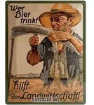 Nostalgic-Art Blechschild, Mehrfarbig, Metall, 30x40x0.2 cm, Dekoration,...