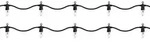 ECD-Germany Lichterkette, Schwarz, Kunststoff, 360 cm, Lampen & Leuchten,