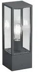 Trio Leuchten Wegeleuchte Garonne, Anthrazit, Metall, Glas, 14x40x14 cm, Lampen &