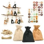 Dunedesign Adventskalender, Braun, Kunststoff, Rechteckig, 9.5x3x13 cm, Dekoration,