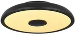 Globo Deckenleuchte, Opal, Schwarz, Kunststoff, 200 mm, rund,rund, G, 5.5 cm,