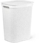 Rotho W&auml;schetonne Brisen, Wei&szlig;, Kunststoff, 50 L, 34x52.9x43.1 cm, Reach, DIN...