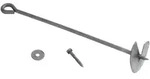 Verankerungsset, Grau, Metall, 52x10x10 cm, Outdoor Spielzeug, Trampoline