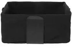Blomus Brotkorb Desa, Schwarz, Metall, Textil, quadratisch, 26x10x26 cm,