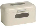 Echtwerk Brotkasten Retro , Creme, Metall, rechteckig, 20x16.5x30 cm,