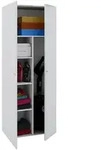 Mid.you Mehrzweckschrank, Wei&szlig;, Holzwerkstoff, 4 F&auml;cher, 70x178x40 cm, Waschk&uuml;che,