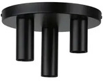 Paulmann Deckenleuchte, Schwarz, Metall, rund,rund, 14.5 cm, Lampen & Leuchten,