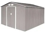 Hattoro Ger&auml;tehaus, Grau, Metall, 319x192x277 cm, Aufbewahrung & Schutzh&uuml;llen,