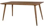 Mid.you Esstisch, Sheesham, Holz, Sheesham, massiv, rechteckig, konisch, 160x80x76