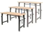 Rikta Werkbank, Schwarz, Holz, 15.2x137x62 cm, Freizeit, Heimwerken, Werkstatt,