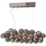 By Ryd&eacute;ns H&auml;ngeleuchte Gross, Grau, Chrom, Metall, Glas, 36x143x80 cm, Lampen &