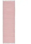 Rug and Roll Fleckerlteppich, Rosa, Textil, Uni, Freiform, 70x250 cm, f&uuml;r