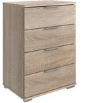 Livetastic Nachtschrank Wimex Easy, Eiche, Kunststoff, 4 Schublade(n)...