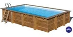 Gre Pool-Set 2024, Kiefer, Holz, Kiefer, 420x133x620 cm, Freizeit, Pools und