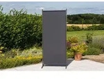 Gardenson Sichtschutz, Grau, Silber, Metall, Textil, 80x188x50 cm, Sonnen- &