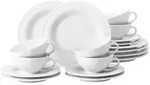 Seltmann Weiden Teeservice, Wei&szlig;, Keramik, 18-teilig, 2x2x2 cm, Essen & Trinken,