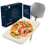 Blumtal Pizzastein, Beige, Stein, Rechteckig, 38x1x30 cm, Lfgb, Grills &