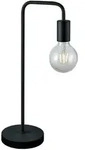 Trio Leuchten Tischleuchte Diallo, Schwarz, Metall, 15x51x23.5 cm, Schnurschalter,