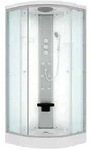 AcquaVapore by Sandra Jentho Dusche, Wei&szlig;, Glas, Kunststoff, Metall, Dreieckig,