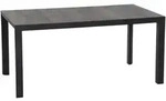 Siena Garden Gartentisch, Anthrazit, Graubraun, Metall, rechteckig, eckig, 90x74x160