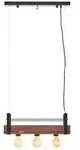 Brilliant Pendelleuchte, Schwarz, Holz, 50x106.5x17.5 cm, Lampen & Leuchten,