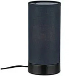 Paulmann Tischleuchte, Grau, Schwarz, Metall, Textil, 21 cm, Lampen & Leuchten,