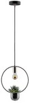Paulmann H&auml;ngeleuchte Neordic, Schwarz, Kupfer, Metall, Glas, rund,rund, 30x110x12