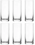 Leonardo Gl&auml;serset Easy+, Klar, Transparent, Glas, 6-teilig, 460 ml, 16.2 cm, Essen