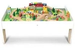 Coemo Spieltisch, Wei&szlig;, Holz, 57x98 cm, unisex, CE, Spielzeug, Holzspielzeug