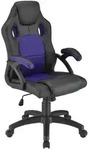 Juskys Schreibtischstuhl, Violett, Textil, 47x111x52 cm, Kinder- & Jugendzimmer,
