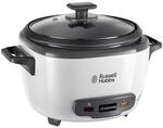 Russell Hobbs Reiskocher, Wei&szlig;, Metall, Kunststoff, 24.5x22.6x32.2 cm,