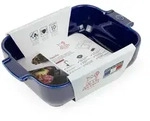 Peugeot Auflaufform, Blau, Keramik, 25x6.2x16.8 cm, Kochen, Auflaufformen