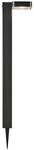 Nordlux Solarleuchte Rica, Schwarz, Kunststoff, warmwei&szlig;, 60 cm, D&auml;mmerungssensor,