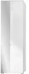 Xora Garderobenschrank Spice, Wei&szlig;, Glas, Holzwerkstoff, 4 F&auml;cher, 60x198x40 cm,