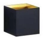 Trio Leuchten Led-Wandleuchte Louis, Schwarz, Gold, Metall, warmwei&szlig;, 10x10x10 cm,