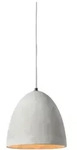 P & B H&auml;ngeleuchte, Grau, Metall, Stein, rund,rund, 30x120x30 cm, Lampen & Leuchten,
