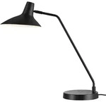 Nordlux Tischleuchte Darci, Schwarz, Metall, 23x55x54 cm, Touch-Schalter (on/off),