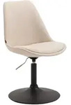 CLP Drehstuhl, Creme, Metall, 48x76x57 cm, Esszimmer, St&uuml;hle, Esszimmerst&uuml;hle,