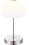 Globo Tischleuchte Tolos, Opal, Glas, 65 mm, F, 27 cm, Touch (on/off), Lampen &