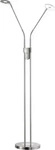 Fischer & Honsel LED-STEHLEUCHTE Chrom, Nickel 150 cm, Energieeffizienzklasse: F