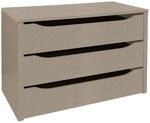 Carryhome Schubkasteneinsatz, Grau, Holzwerkstoff, 3 Schublade(n) Schubladen,