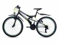 KS Cycling Mountainbike Fully Topeka 192M, Grau, Metall, 180x70x80 cm, Freizeit,