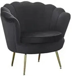 Livetastic Sessel, Schwarz, Metall, 76x78x76 cm, Wohnzimmer, Sessel, Sonstige...